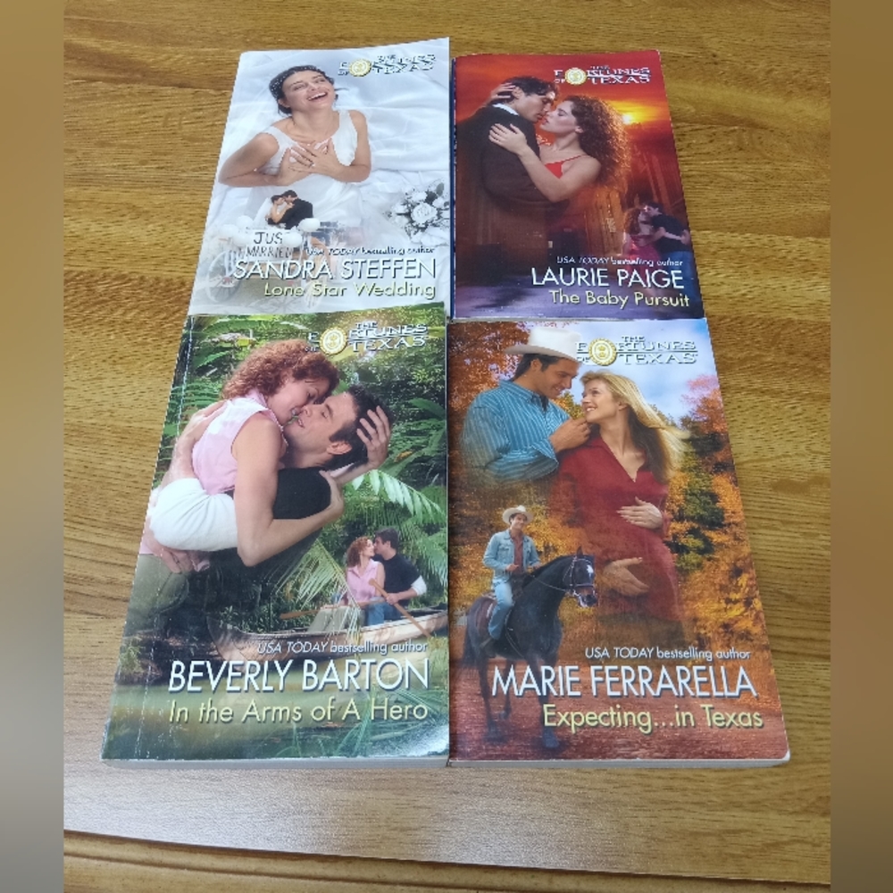 The Fortunes of Texas 1999 Paperback book set (4)